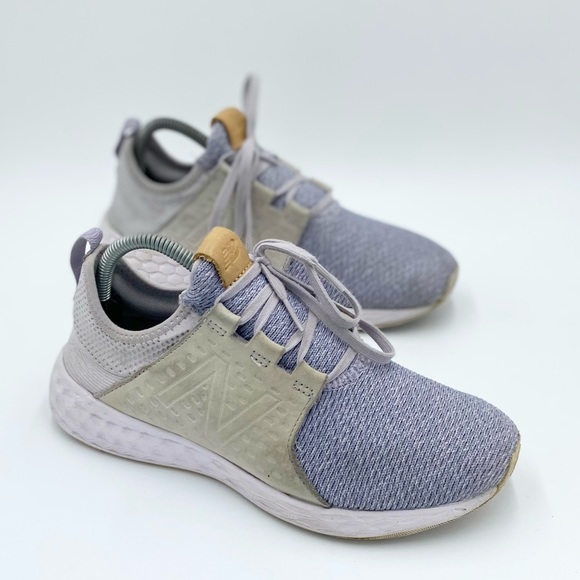 Women's NEW BALANCE Fresh Foam Cruz WCRUZNP Grey Running Shoe Sz 10 - Picture 2 of 6